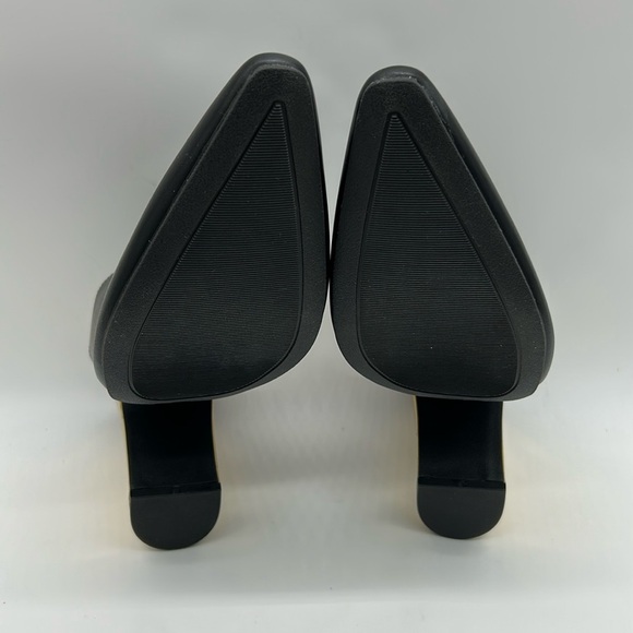 2516- Worthington Wor Nelda Black & Gold Mules Size 9.5 NWT with Box - Picture 9 of 12